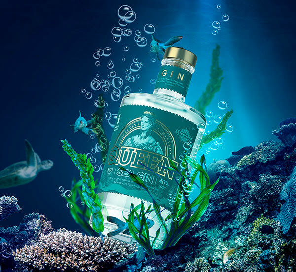 Новинка – голубой джин «Sea Queen» с анчаном, лавандой и водорослями